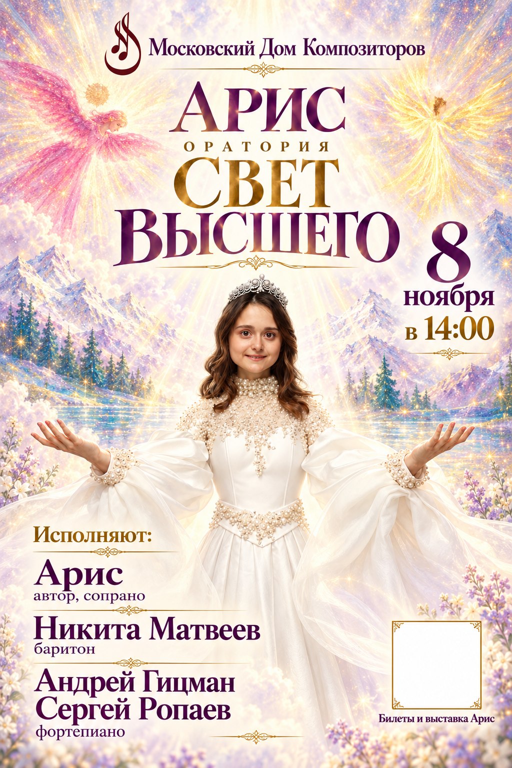 Афиша оратории Арис «Свет Высшего»